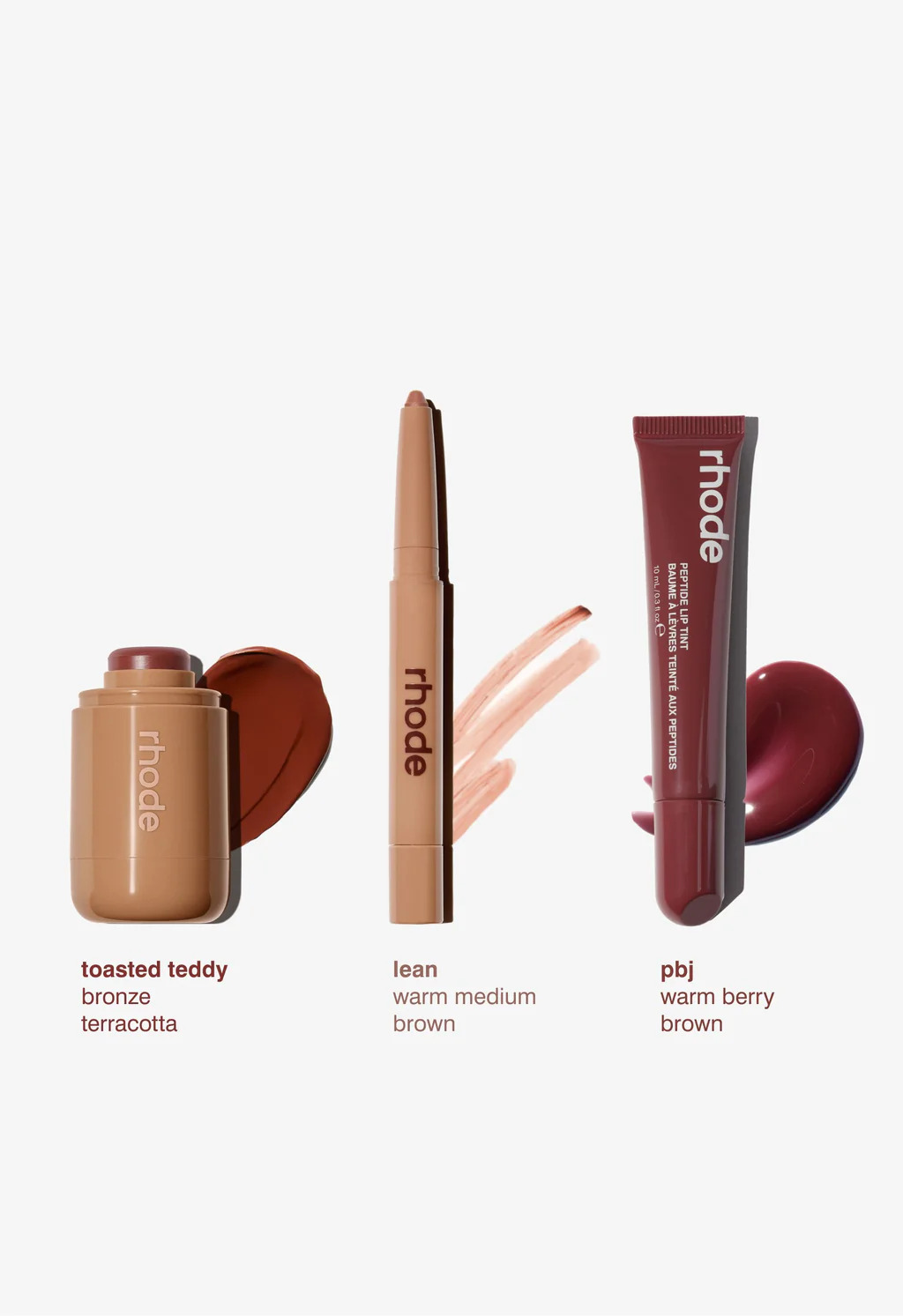 NEW LIMITED EDITION Набір із тріо для вуст і рум'ян RHODE The Edits BLUSH + LIP TRIO